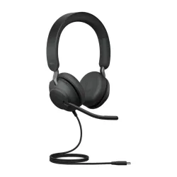 Jabra evolve2 40 se auricolare cablato a padiglione musica e chiamate usb tipo-c nero