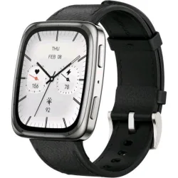 Amazfit active 2 square smartwatch 1.75 amoled cassa in acciaio pagamenti nfc durata della batteria fino a 10 giorni gps 5atm per ios e android nero