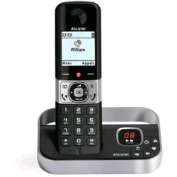 Alcatel f890 voice solo telefono dect con segreteria telefonica vivavoce e rubrica fino a 200 numeri