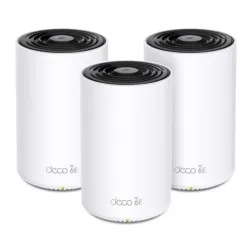 Tp-link deco xe75 tri-band (2,4 ghz/5 ghz/6 ghz) wi-fi 6e (802.11ax) bianco 3 interno