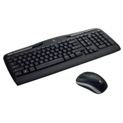 Logitech wireless combo mk330 tastiera mouse incluso ufficio rf wireless qwerty us international nero