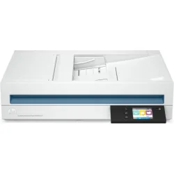 Hp scanjet enterprise flow n6600 fnw1 scanner piano e adf 1200x1200 dpi a4 bianco blu