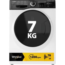 Whirlpool Lavatrice 7kg Slim Inverter Vapore B 1200 Giri Wsb 725 D It 8003437641015