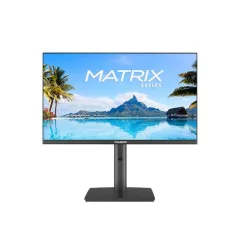 Yashi monitor 24 led va 16:9 120hz 1ms 300 cdm, reg altezza, vga/hdmi, multimediale