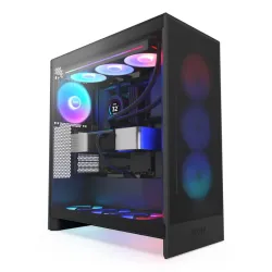 Case NZXT H7 Flow 2024 RGB Midi Tower Vetro Temperato Nero
