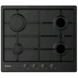 Candy chw6brbb piano cottura a gas 4 fuochi nero