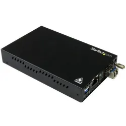 Startech.com convertitore multimediale gigabit ethernet rame a fibra - sm lc - 20km