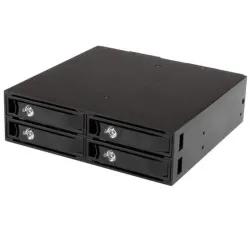 Startech.com backplane mobile per rack hot-swap 5,25\ a 4 alloggiamenti hdd sata/sas da 2,5\ - 6 gbps