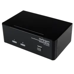 StarTech.Com SV231DDVDUA Switch KVM DVI VGA 2 porte con audio USB e USB 2.0