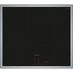 Siemens iq300 eh645hfb1e piano cottura nero da incasso 60 cm piano cottura a induzione 4 fornello(i)