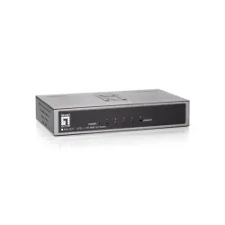 LevelOne FEU-0511 switch di rete Fast Ethernet (10/100) Nero, Grigio