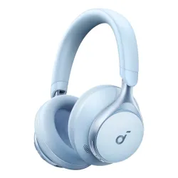 Anker space one cuffie wireless a padiglione musica/giornaliera usb tipo-c bluetooth blu