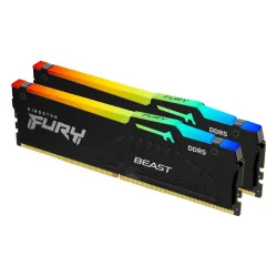 Kingston fury beast rgb kit memoria ram 2x8gb 16gb totali 5.600 mhz tecnologia ddr5tipologia dimm cl36