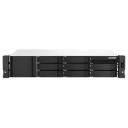 Qnap ts-873aeu-4g nas chassis rack 2u amd ryzen embedded v1500b 2.2ghz ram 4gb-8 bay hdd/ssd 2.5/3.5-s.o. qnap qts black