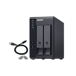 Qnap tr-002 contenitore di unitÀ di archiviazione 2.5/3.5 enclosure hdd/ssd nero