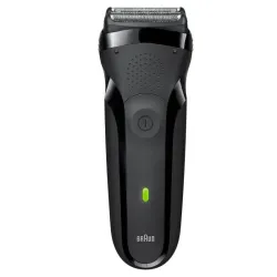 Braun series 3 300 s rasoio elettrico ricaricabile, rasoio da barba per uomo, nero
