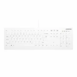 Cherry ak-c8112 tastiera usb qwerty tedesco bianco