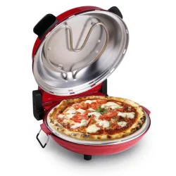 Innoliving forno pizza pietra 350Â° 1200w rosso inn-796r