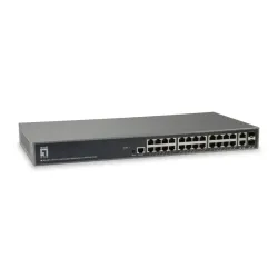 Levelone gel-2681 switch di rete gestito l3 gigabit ethernet (10/100/1000) nero