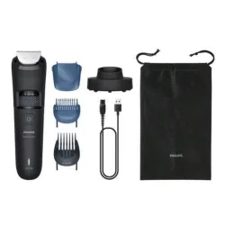 Philips bt5780/15 serie 5000 regolabarba ricaricabile fino a 100 minuti di autonomia tecnologia beardsense con accessori nero