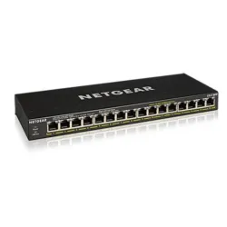 Netgear gs316pp non gestito gigabit ethernet (10/100/1000) supporto power over ethernet (poe) nero