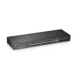Zyxel gs1920-24v2 switch intelligente 24x10-100-1000 + 4 x combo gigabit sfp montabile su rack