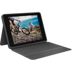 Logitech rugged folio - tastatur und foliohÃ¼lle - apple smart connector - qwertz - deutsch - fÃ¼r apple 10.2-inch ipad