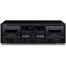 Teac w-1200 piano cassetta 2 console nero