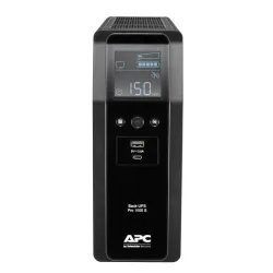Apc by schneider electric back ups pro br1600si gruppo di continuitÀ ups 1600va 8 iec lcd interface onda sinusoidale pura in uscita black