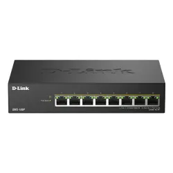 D-link dms-108p/e switch di rete non gestito 2.5g ethernet (100/1000/2500) supporto power over ethernet (poe) nero