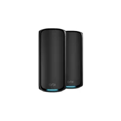 Netgear orbi 970 series quad-band wifi 7, 2-pack quad-band (2.4 ghz / 5 ghz-1 / 5 ghz-2 / 6 ghz) wi-fi 6 (802.11ax) nero 3