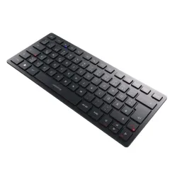 Cherry kw 9200 mini tastiera usb + rf wireless + bluetooth qwertz tedesco nero