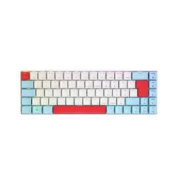 Cherry mx-lp 2.1 compact wireless tastiera giocare rf senza fili + bluetooth qwertz tedesco bianco