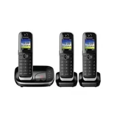 Panasonic kx-tgj323 telefono dect identificatore di chiamata nero