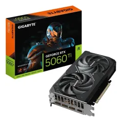 Gigabyte geforce rtx 5060 ti windforce max oc 16g scheda grafica - 16 gb gddr7, 128 bit, pci-e 5.0, 2587 mhz frequenza del