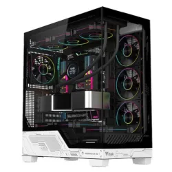 Itek case nebralux 01 gaming tower atx 4x12cm argb fan 2xusb3 type-c temp glass side front pa