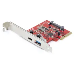 Startech.com scheda pci express usb-c usb-a a 2 porte - adattatore scheda controller host usb 3.2 gen 2 pci express tipo c/a 10