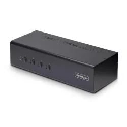 StarTech.com KVM Switch DisplayPort a 4 Porte con Doppio Monitor, 4K 60Hz, 2x Po