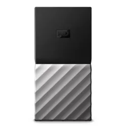 Western digital my passport ssd 2 tb nero, argento
