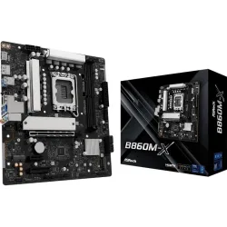 Asrock b860m-x intel b860 2*ddr5 2*m.2 4*sataiii sk1851 hdmi/displayport matx