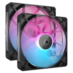 Corsair iCUE LINK RX140 RGB Case per computer Ventilatore 14 cm Nero 2 pz (CORSA
