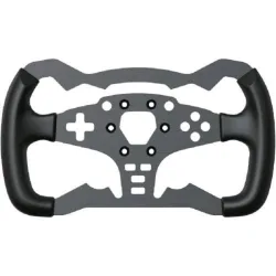 Moza racing es formula wheel rim modifica per volante formula da 280mm corpo in alluminio aeronautico, impugnature in gomma
