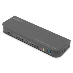KVM Switch, 4-Port, 4K60Hz, 4 x DP in, 1 x DP/HDMI out