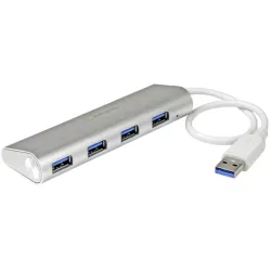 Startech.com hub usb a 4 porte, da usb a a 4 porte usb-a, usb 5gbps, design robusto, alimentazione via bus, hub usb 3.0
