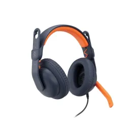 Logitech 981-001389 cuffia e auricolare cablato a padiglione studio blu, arancione