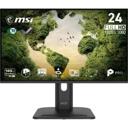Monitor msi pro mp245pgn e14 23.8 ips ag fhd 16:9 mm 1500:1 1ms 144hz vga hdmi dp reg.alt. pivot vesa black fino:30/04