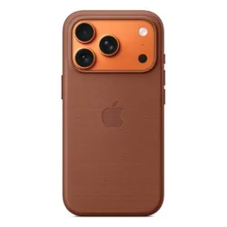 Apple iphone 17 pro custodia in tessuto techwoven magsafe terra di siena