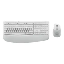 Logitech signature comfort plus mk880 weiÃ maus-tastaturkombination, kabellos, bluetooth, anpassbar via logi options+