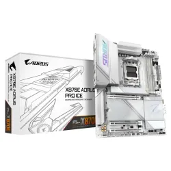 Gigabyte x870e aorus pro ice scheda madre - supporta cpu amd ryzen 9000, 16+2+2 fasi vrm digitale, fino a 8000mhz ddr5 (oc)