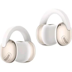 Tcl crystalclip cuffie auricolari true wireless con doppo microfone enc audio 3d fino a 36 ore di autonomia lunar white